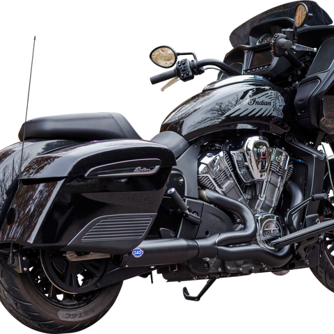 S&S CYCLE 2-into-1 Qualifier Exhaust System - 50-State - Black - Stainless Steel 550-1085 - Team Dream Rides