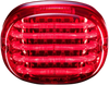 CUSTOM DYNAMICS Taillight - with License Plate Illumination Window - Red ProBEAM® Squareback LED Taillight Kit - Team Dream Rides