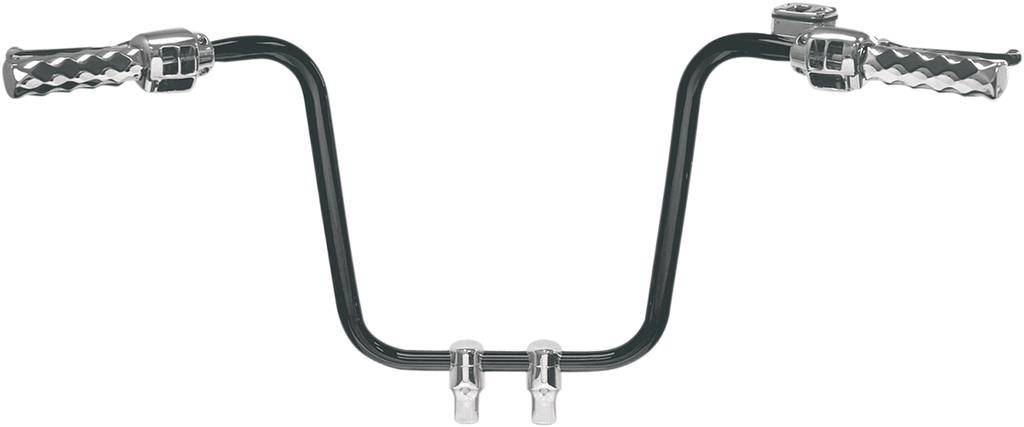 LA CHOPPERS Black 14" Ape Hanger Handlebar Hefty 1-1/4" Handlebar — Hefty/Ape Hanger - Team Dream Rides