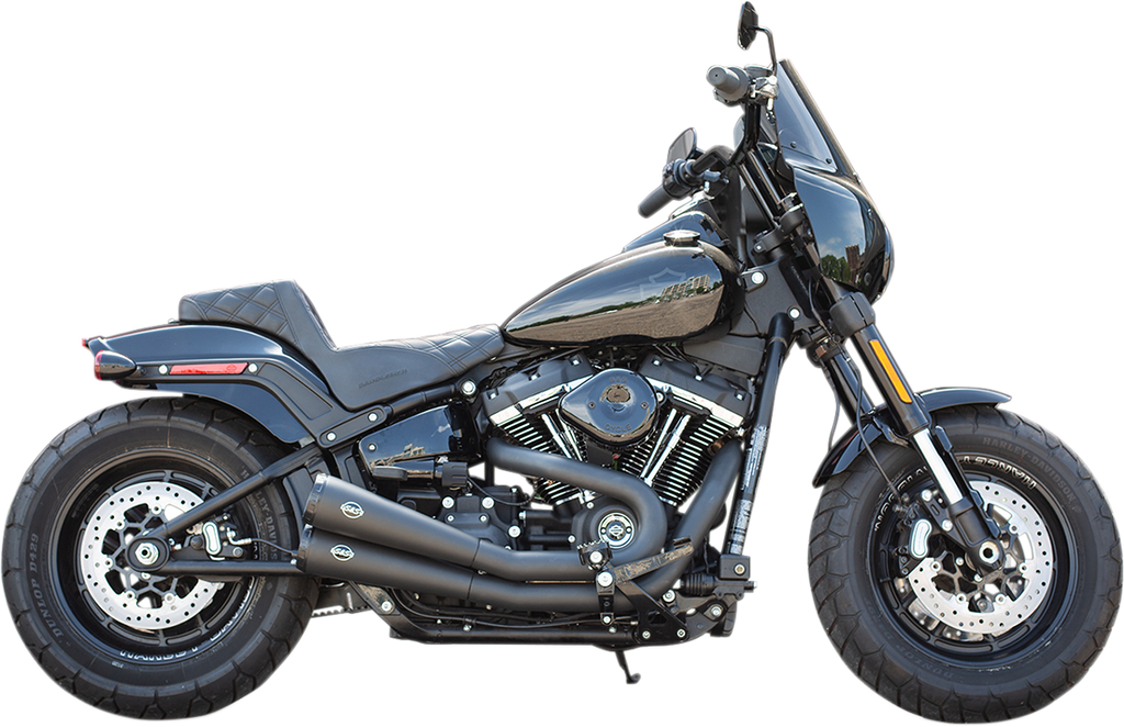 S&S CYCLE Grand National 2:2 Exhaust for Softail - Chrome Grand National 2:2 Exhaust System - Team Dream Rides