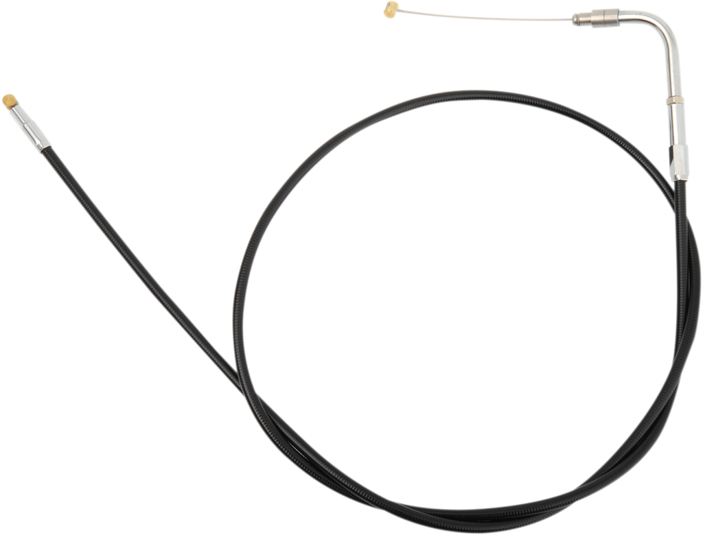 S&S CYCLE Black 48" Throttle Cable for '96 - '06 Black Vinyl Throttle/Idle Cable - Team Dream Rides