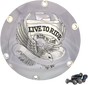 DRAG SPECIALTIES 6-Hole - Chrome - Live to Ride Derby Cover Live To Ride Derby Cover - Team Dream Rides