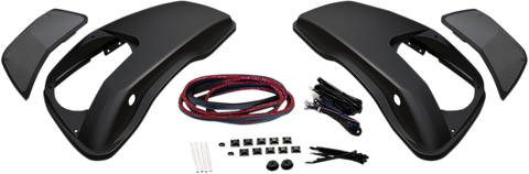 HOGTUNES Speaker Lid Kit - w/o Speakers Saddlebag Speaker Lid Kit - Team Dream Rides