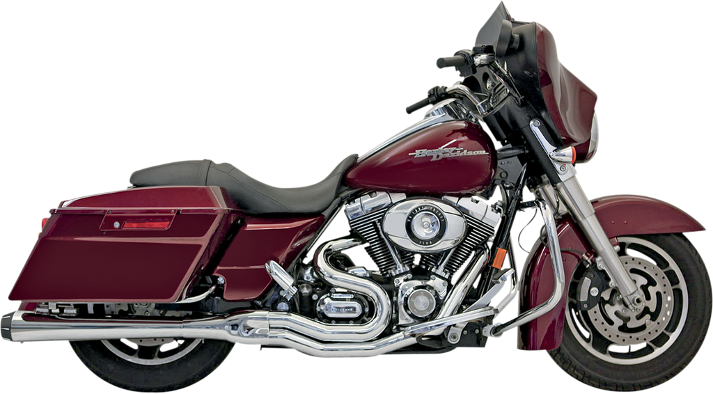 BASSANI XHAUST Megapower 2:1 Exhaust - Chrome Road Rage II Mega Power 2:1 Touring Exhaust - Team Dream Rides