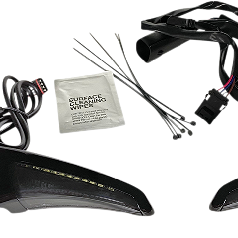 CUSTOM DYNAMICS Sequential Tour Pak Seat Back Rest LED Lights - Black/Smoke - CVO Sequential Tour Pak Seat Back Rest LED Lights - Team Dream Rides