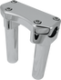 DRAG SPECIALTIES 6" Chrome Buffalo Risers w/ Top Handlebar Riser & Top Clamp Kit - Team Dream Rides
