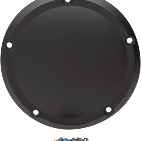 DRAG SPECIALTIES Matte Black Derby Cover Derby Cover - Team Dream Rides