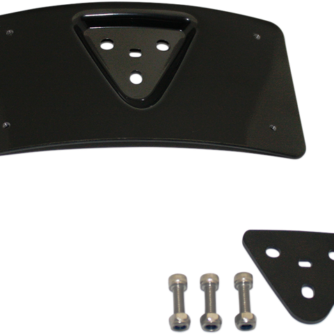 CUSTOM DYNAMICS Radius License Plate Mount - Black Radius License Plate Mount - Team Dream Rides
