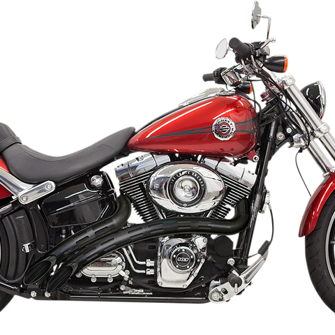 BASSANI XHAUST Sweeper Exhaust - Black/Black Radial Sweeper Exhaust - Team Dream Rides