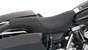 DRAG SPECIALTIES SEATS Predator Seat - Flame Stitched - FLT/HR Predator 2-Up Seat - Team Dream Rides