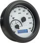 DAKOTA DIGITAL MXV Series Fatbob Analog/Digital Gauge System - White/Gray/Black MVX Series Fatbob Analog/Digital Gauge System — 2004WGK Model - Team Dream Rides