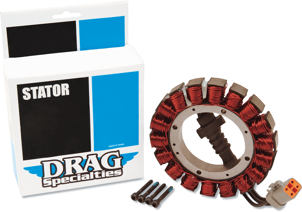 DRAG SPECIALTIES Stator - 38A 3 Phase OE#30017-01 Uncoated Alternator Stator - Team Dream Rides