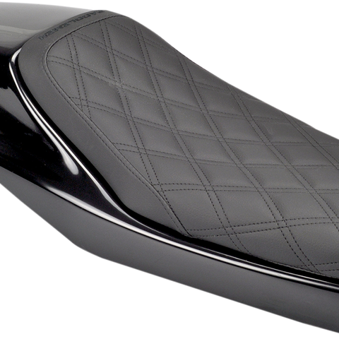 SADDLEMEN Lattice Stitched Eliminator Seat Eliminator Carbon Fiber Solo Seat - Team Dream Rides