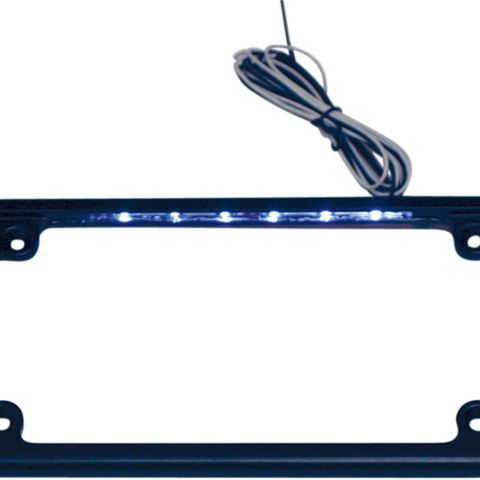 CUSTOM DYNAMICS LED License Plate Frame - Black LED License Plate Frame - Team Dream Rides