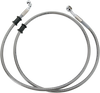 DRAG SPECIALTIES Brake Line - +10" - Stainless Steel - FXDB Extended Length Stainless Steel Brake Line Kit - Team Dream Rides