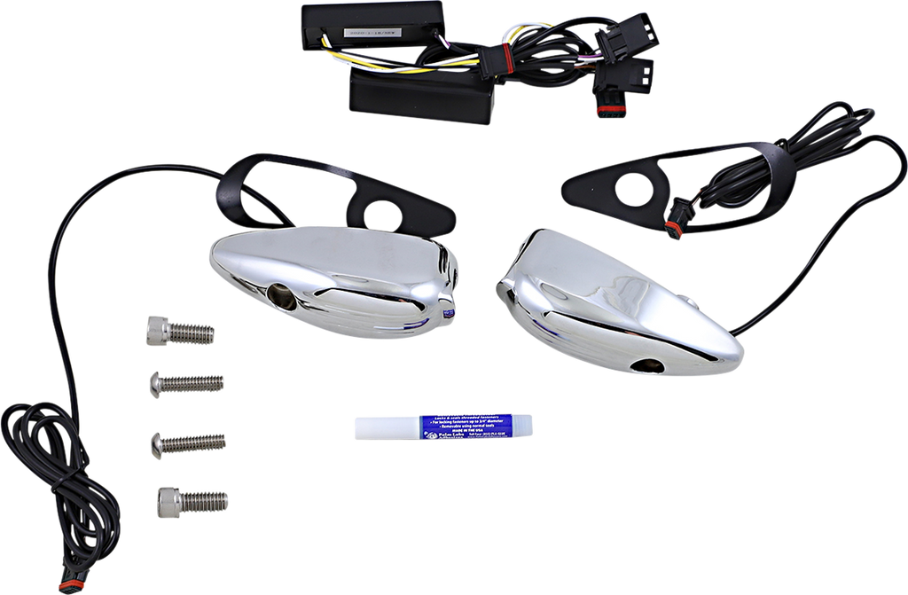 CUSTOM DYNAMICS Turn Signal - Harley Davidson - Chrome ProBEAM Road Glide Turn Signals - Team Dream Rides