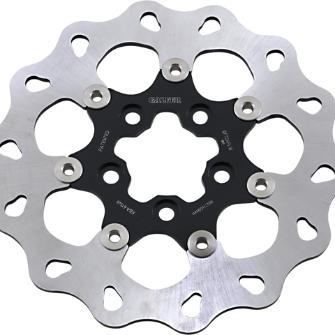 GALFER Wave® Brake Rotor - Rear - Black Carrier Wave® Brake Rotors - Team Dream Rides