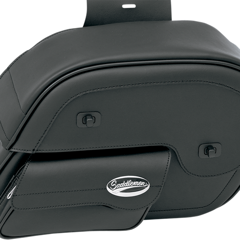SADDLEMEN Cruis'n™ Slant Face Pouch Saddlebags - Large Cruis'n™ Slant Face Pouch Saddlebags - Team Dream Rides