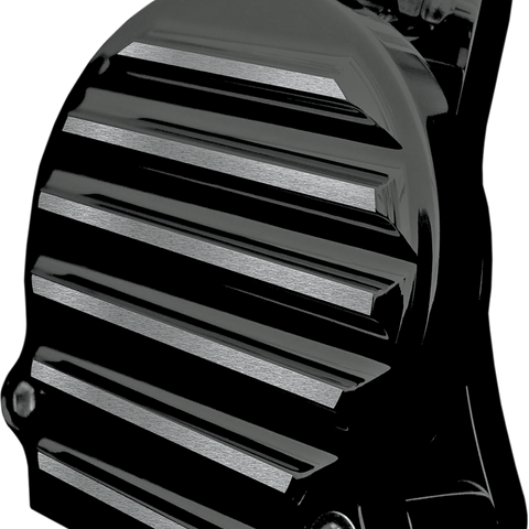 COVINGTONS Billet Aluminum Horn - Finned - Black Billet Aluminum Horn - Team Dream Rides