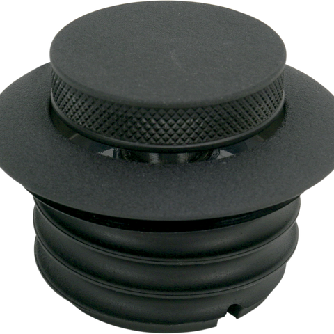 DRAG SPECIALTIES Pop-Up Gas Cap - Black Wrinkle - Non-Vented Pop-Up Gas Cap — Non-Vented - Team Dream Rides