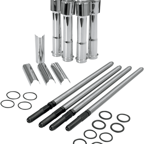 S&S CYCLE Adjustable Pushrod Kit - XL Pushrod Kit with Cover - Team Dream Rides