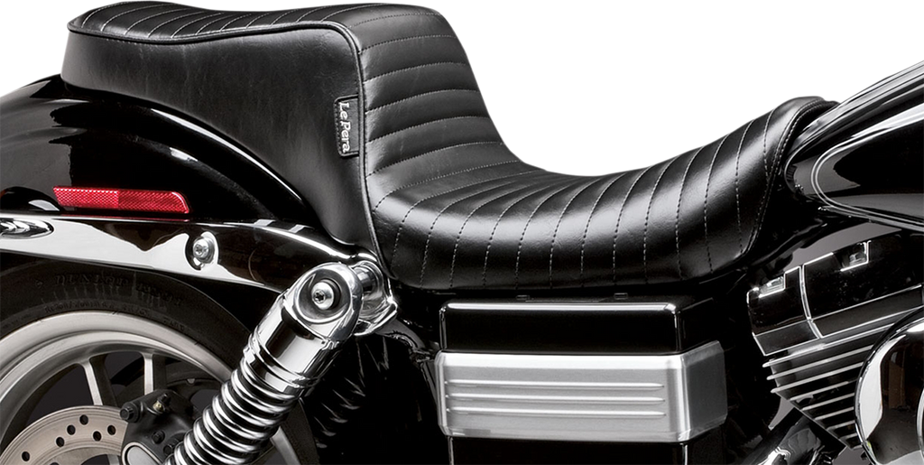LE PERA Cherokee Seat - Pleated - FXDWG '96-'03 Cherokee 2-Up Seat - Team Dream Rides