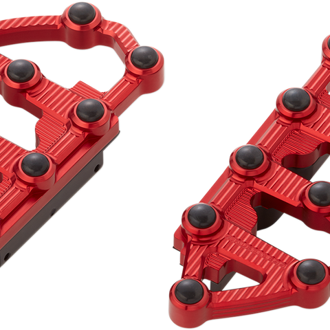 ARLEN NESS MX Passenger Boards - Red MX Billet Floorboards - Team Dream Rides