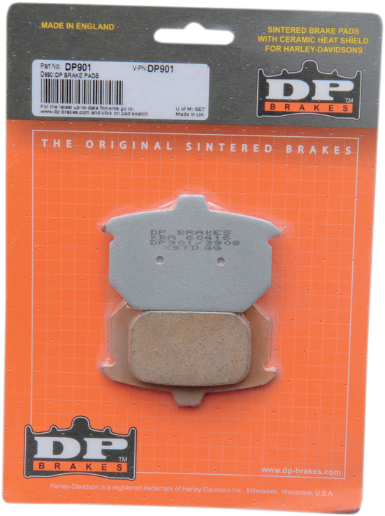 DP BRAKES Sintered Brake Pads - DP901 Sintered Metal Harley/Buell Brake Pads - Team Dream Rides