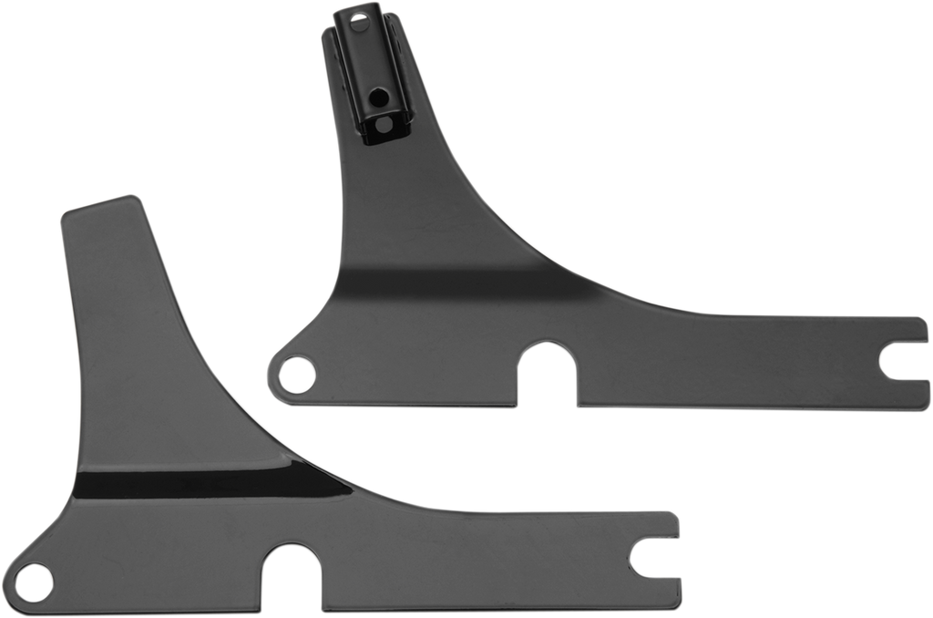 CYCLE VISIONS Side Plates - FXSB - Black Sissy Bar Side Plates - Team Dream Rides