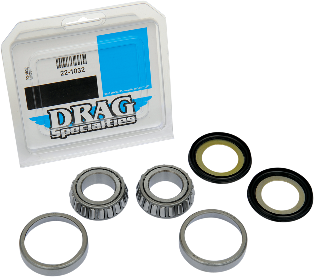 DRAG SPECIALTIES Neck Post Bearing/Race Kit Neck Post Bearing and Race Complete Replacement Kit - Team Dream Rides