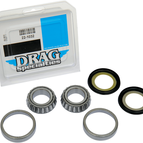 DRAG SPECIALTIES Neck Post Bearing/Race Kit Neck Post Bearing and Race Complete Replacement Kit - Team Dream Rides