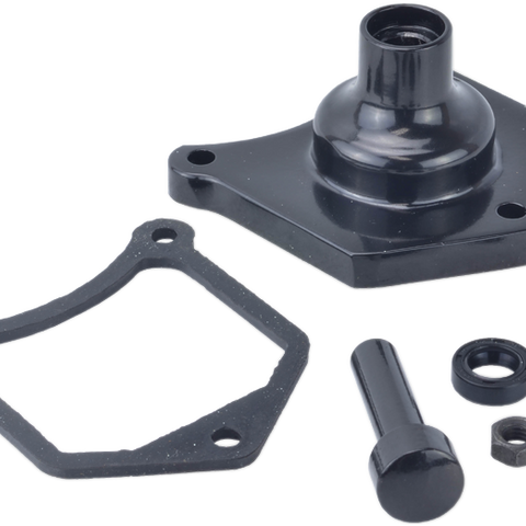 DRAG SPECIALTIES Solenoid End Cover - Starter Button - Gloss Black Solenoid End Cover/Starter Buttons - Team Dream Rides