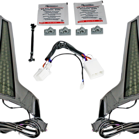 CUSTOM DYNAMICS Fascia LED Light Panels - Chrome/Smoke Fascia LED Panels - Team Dream Rides