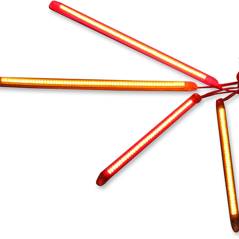 CUSTOM DYNAMICS Flexible LED Strips - 40 LEDs -  Amber/Amber TruFLEX® II Flexible LED Strip - Team Dream Rides