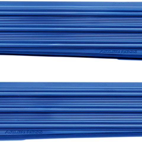 ARLEN NESS Saddlebag Latch Covers - Blue Saddlebag Latch Covers - Team Dream Rides