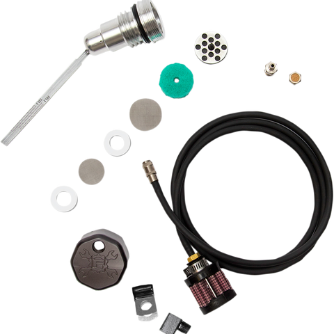 FEULING OIL PUMP CORP. Vented Dipstick -Black - Dyna Vented Dipstick - Team Dream Rides