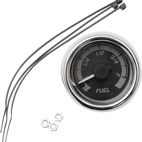 DAKOTA DIGITAL Fuel Gauge - Chrome Replacement Analog Gauge - Team Dream Rides