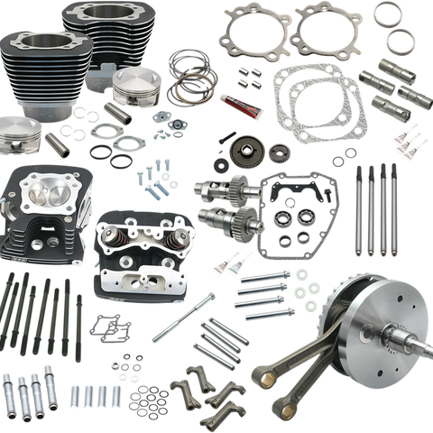 S&S CYCLE Hot Set-Up Kit - Black 124
