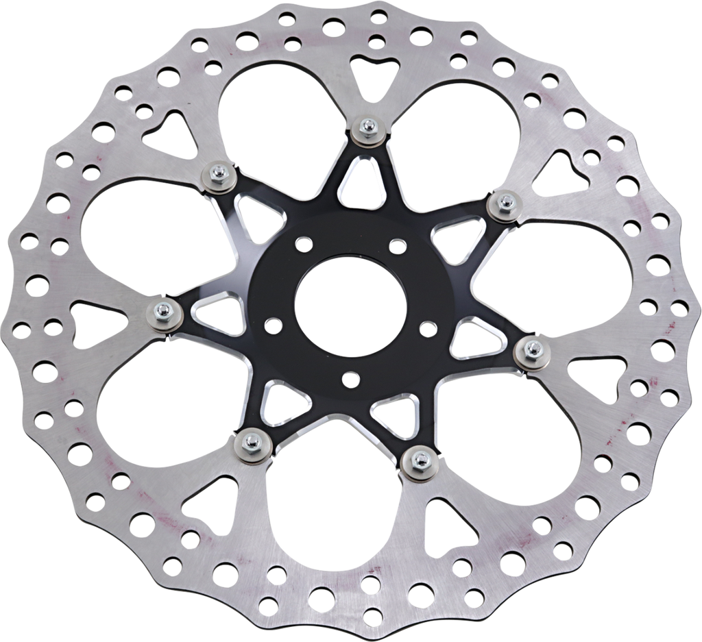 ARLEN NESS Front Rotor - Procross - 14" - Black Two-Piece Floating Brake Rotor - Team Dream Rides