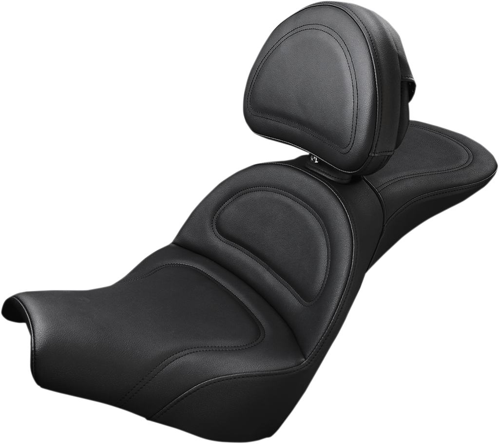 SADDLEMEN Explorer Seat - Backrest Explorer™ Seat — Includes Backrest - Team Dream Rides