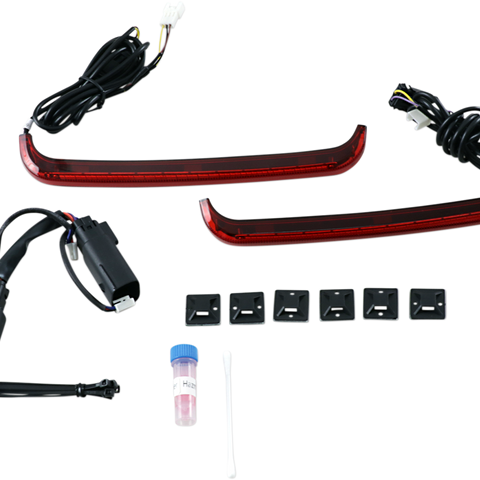 CUSTOM DYNAMICS LED Low-Profile BAGZ™ Accent Lights - '09-'13 Red Lens LED Low-Profile BAGZ™ Accent Lights - Team Dream Rides