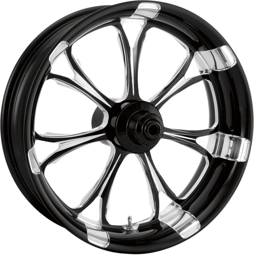 PERFORMANCE MACHINE (PM) Rear Wheel - Paramount - Platinum Cut - 18 x 5.5 - With ABS - 09+ FLT One-Piece Aluminum Wheel — Paramount - Team Dream Rides