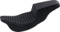 SADDLEMEN Step Up Seat - Lattice Stitched - Black - FLH Step Up Seat — Rear Lattice Stitch/Tuck and Roll - Team Dream Rides