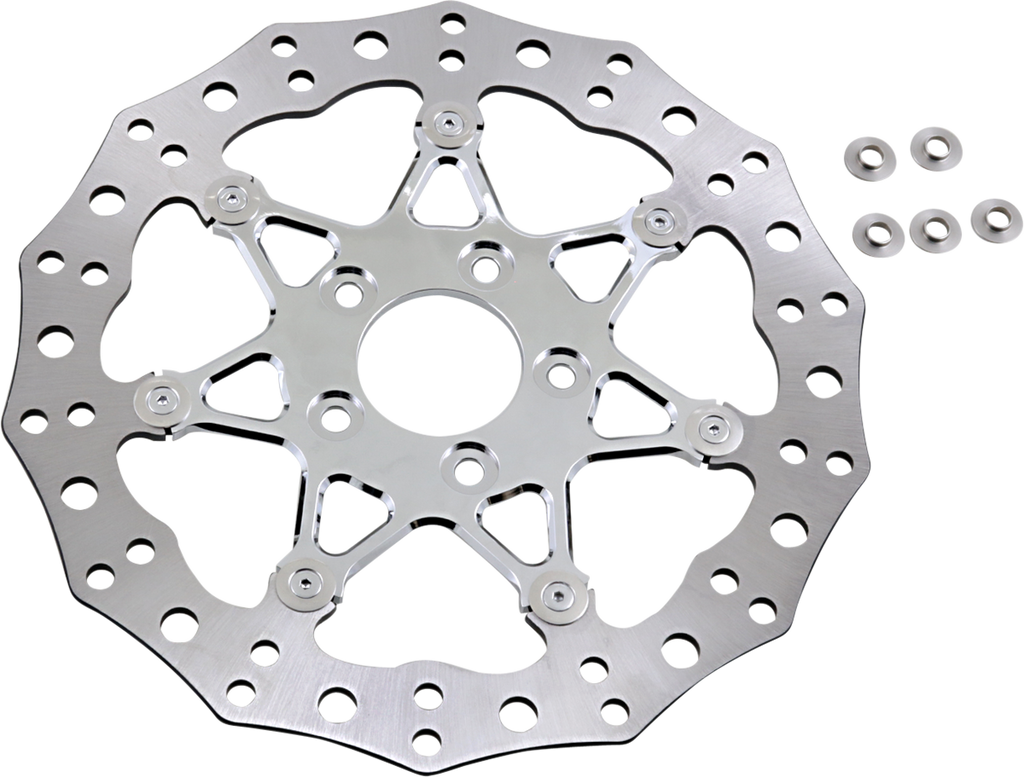 ARLEN NESS Front Rotor - Procross - 11.8" - Chrome Two-Piece Floating Brake Rotor - Team Dream Rides