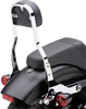 COBRA Backrest Kit - 14" - Chrome - Softail Detachable Backrest Kit - Team Dream Rides