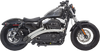 BASSANI XHAUST Radial Sweeper Exhaust - Chrome - Chrome  - '14-'19 XL Radial Sweeper Exhaust - Team Dream Rides