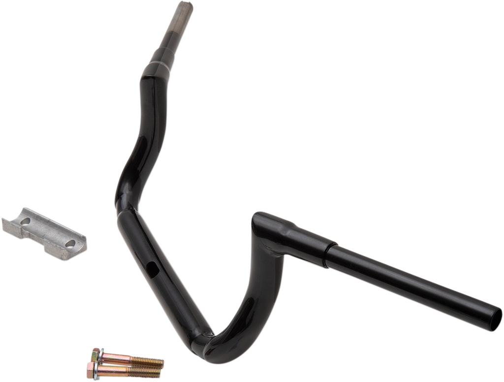 LA CHOPPERS Black 8" Grande Twin Peaks Handlebar for FLHT 1-1/2" Grande Twin Peaks Touring Handlebar - Team Dream Rides