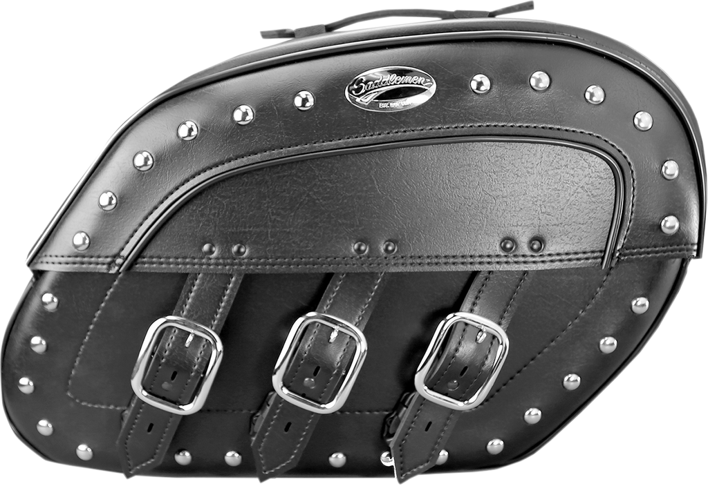 SADDLEMEN Desperado Rigid Mount Universal Rigid-Mount Universal Desperado Slant Saddlebags - Team Dream Rides