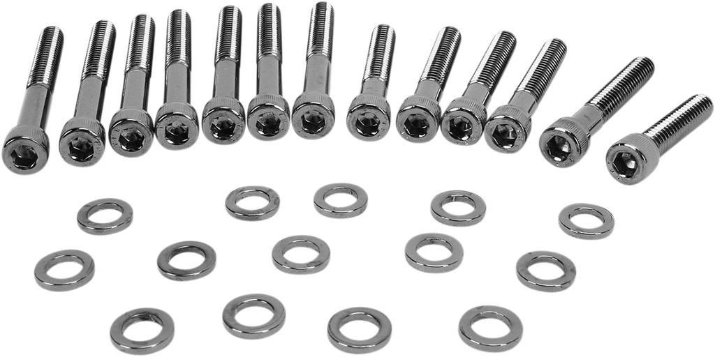 DRAG SPECIALTIES Bolt Kit Camshaft Cover Knurled Socket-Head Bolt Set - Team Dream Rides