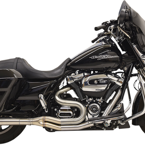 BASSANI XHAUST 2:1 Exhaust - Stainless Steel - Megaphone Road Rage III Long 2:1 Touring Exhaust - Team Dream Rides